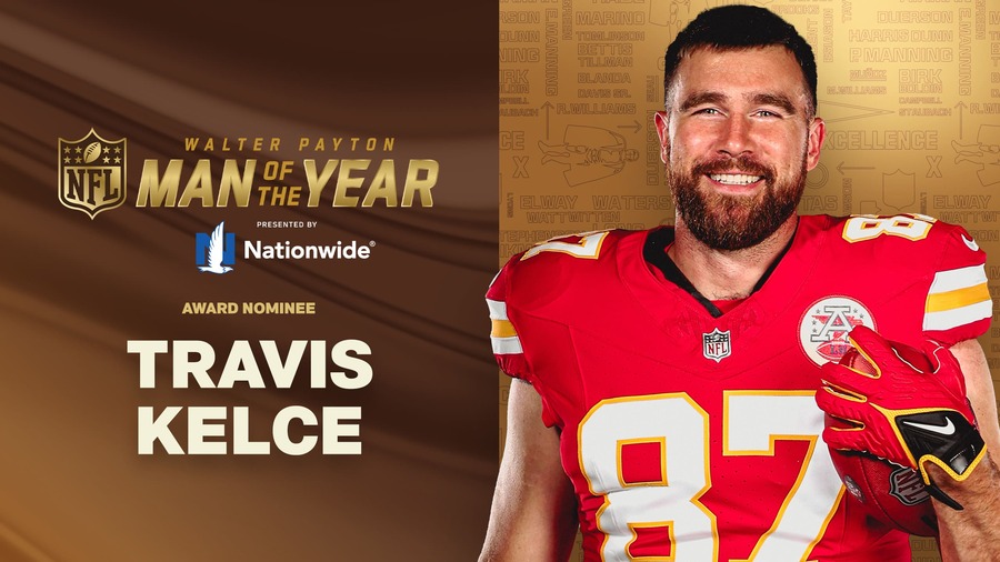 Travis Kelce: Walter Payton NFL Man of the Year Nominee
